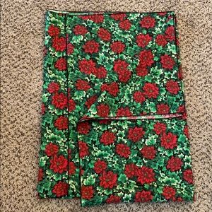 Christmas Poinsettia Tablecloth